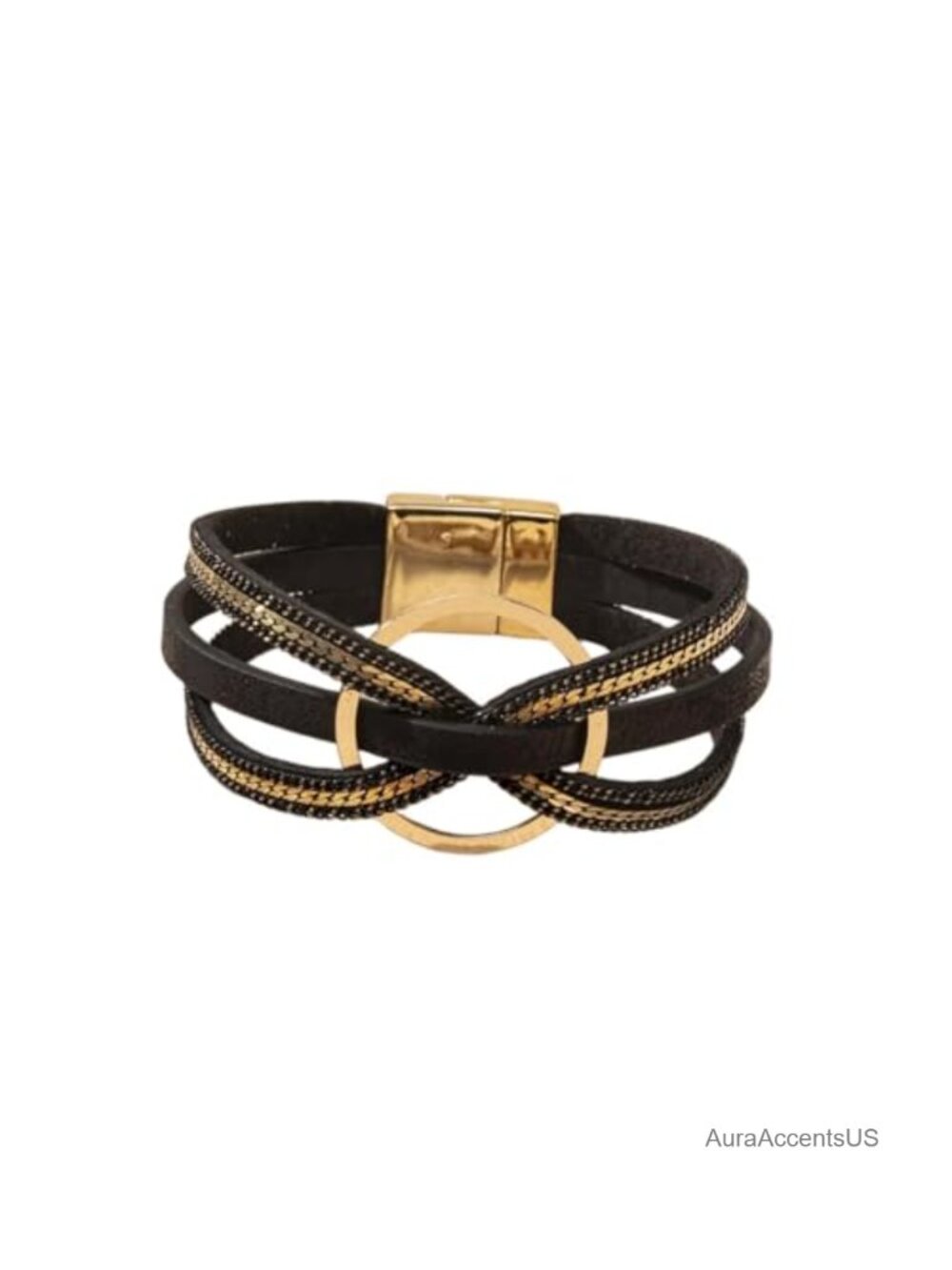 Bohemian Multi-Layer Wrap Leather Cuff Bracelet